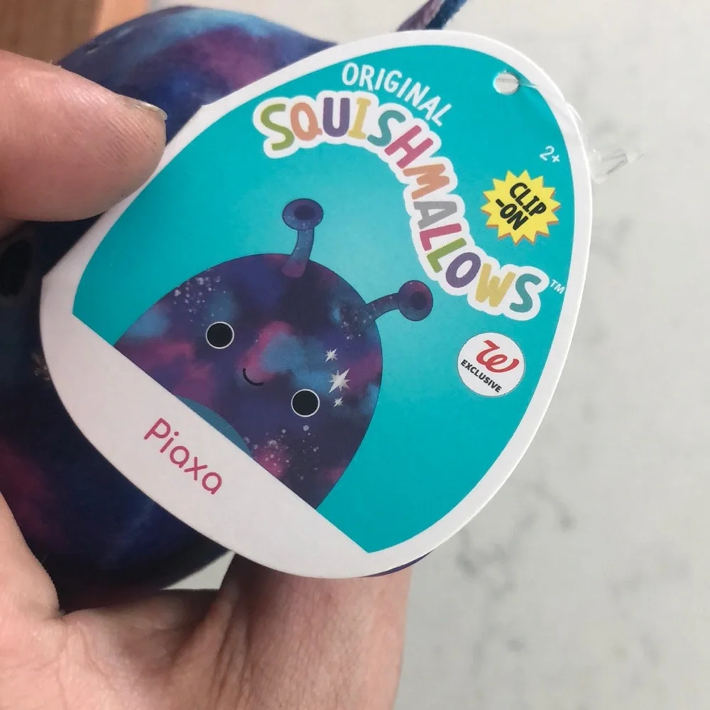 Squishmallows Colorful Plush Keychain